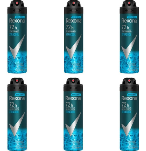 Antitranspirante Rexona M X-cool Pack X6unid