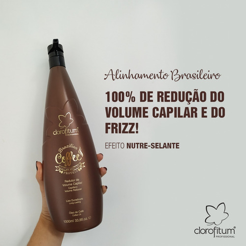 Alisamento Sem Formol Brazilian Coffee Clorofitum