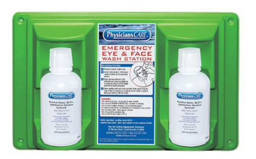 Physicianscare 16 Oz Botella Lavaojos Doble Estación (24-102