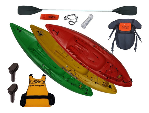 Kayak Sportkayaks S1 Pesca + Envio Gratis Op Rba Outdoor