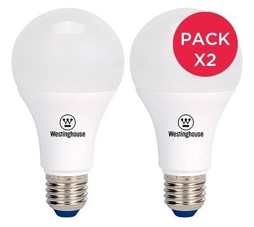 Packx2 Ampolleta Led Bola 8w E27 Intensidad Luz Regulable