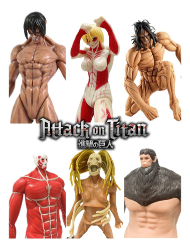 Ataque De Titanes Attack On Titan Eren Jaeger  Figuras 