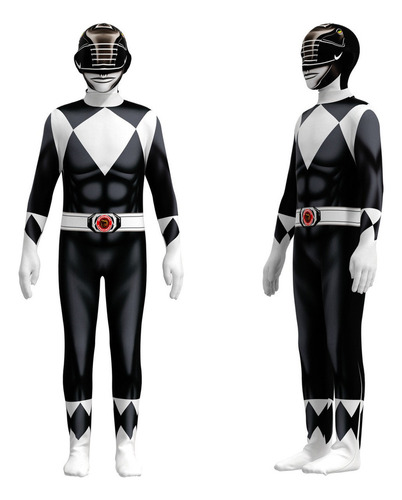 Traje Cosplay Mighty Morphin Power Rangers Para Niño/adulto