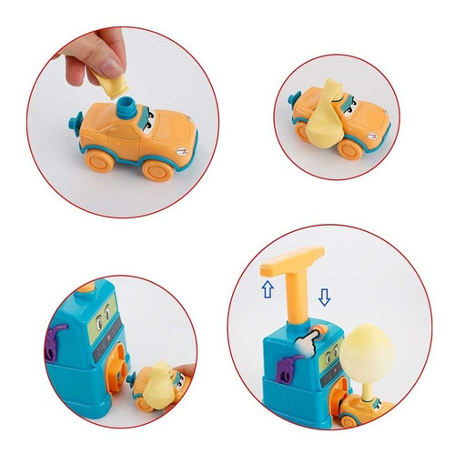 Imagen 4 de 5 de Bombin Inflador Globos Autos Cohete Juego Niños / N Ofertas