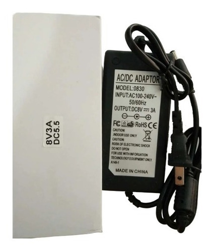 Imagen 1 de 2 de Cargador Transformador 8v 3amp Para Puntos De Venta Oferta!