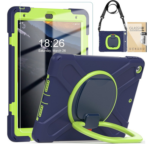 Funda + Protector De Pantalla Para iPad 10.2 7.ª/8.ª/9.ª