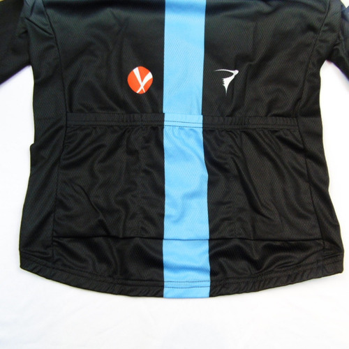 Camisa Camiseta Ciclismo Sky Manga Larga Hombre .
