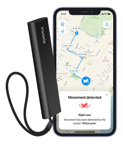 Invoxia Real Time Gps Tracker - For Vehicles, Cars, Motorcyc