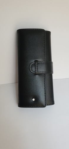 Estuche Porta Pluma Montblanc De Cuero Para 2 Plumas Funda