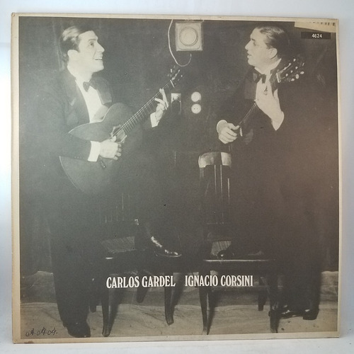 Carlos Gardel - Ignacio Corsini - 2 Idolos - Vinilo Lp