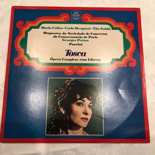 Tosca Opera Completa Com Libreto (2 Lp) Disco De Vinil (Usado)