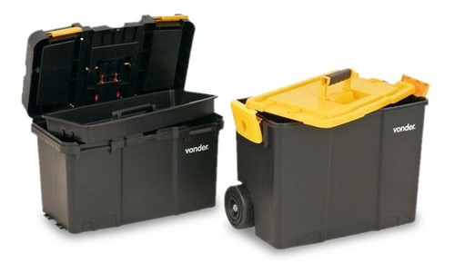 Caixa De Ferramentas Vonder Crv 0300 De Plástico Com Rodas 2