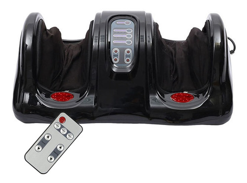 Massageador Pernas Pés Elétrico 4 Níveis Intensidade Bivolt Cor Preto 110V/220V