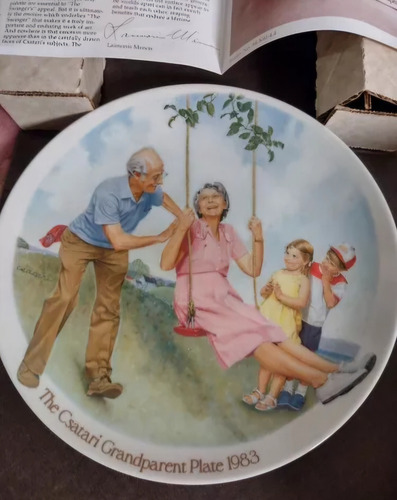 Plato Colección Csatari The Swinger Grandparents Vintage1983