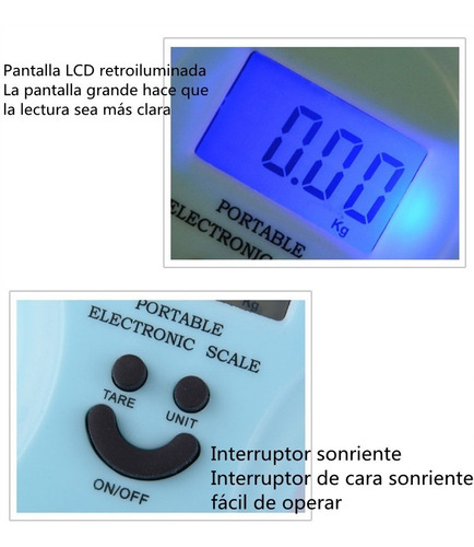 Imagen 3 de 9 de Báscula Portátil/báscula Electrónica/báscula De Grúa Digital