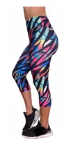 Comprar Combo 4 Capris Licra 70 Den Sublimado + 2  Top Talles 1 Al 5