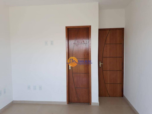 Lindo Apartamento Com 2 Dormitórios À Venda, 64 M² Por R$ 250.000 - Atlântica - Rio Das Ostras/rj - Ap0598