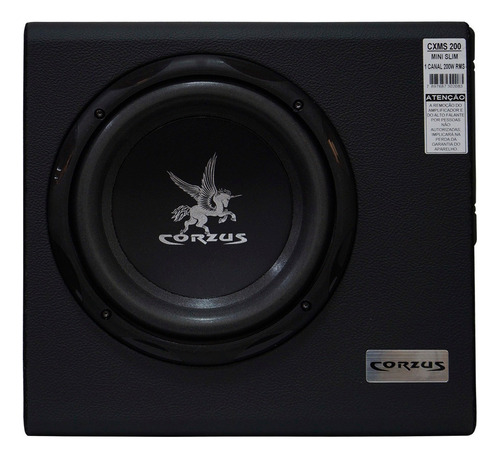 Caixa Mini Slim Cxms200 Sub 8'' Amplificada - Corzus