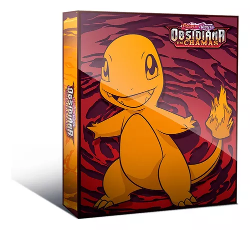 Pokémon Pasta Fichário Pikachu Boné Ash c/ 20 porta cards