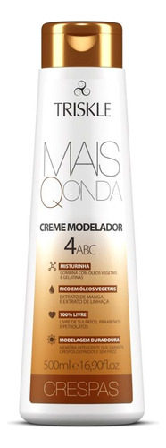 Creme Modelador Mais Q Onda Crespas Triskle 500ml