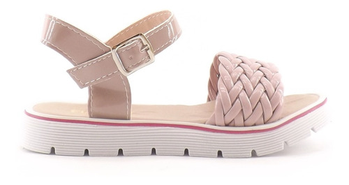 Sandalias Nena Niña Sin Taco Trenza Verano 74 27-36 Pshoes