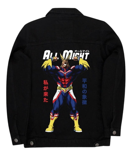 Jacket Máscara De Látex All Might Denim  Mlha Hombre