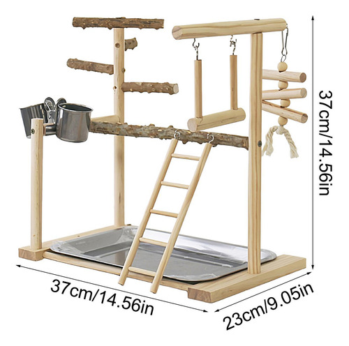 Gimnasio Para Juegos De Loros Soporte Para Juegos De Pájaros