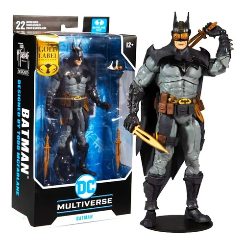 Batman Gold Label Dc Multiverse Original 17cm Super Cla Fb18