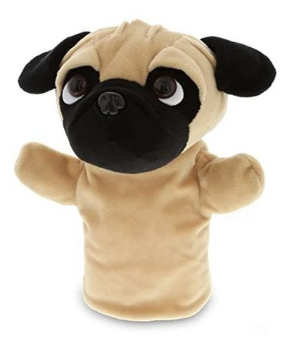 Dollibu Pug Perro Muñeco De Mano Para Niños - Suave B8pnm