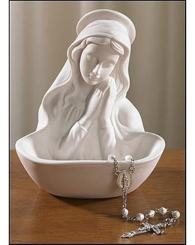 Nuestra Señora De La Gracia Madonna Icon Statue 5 Porcelana 