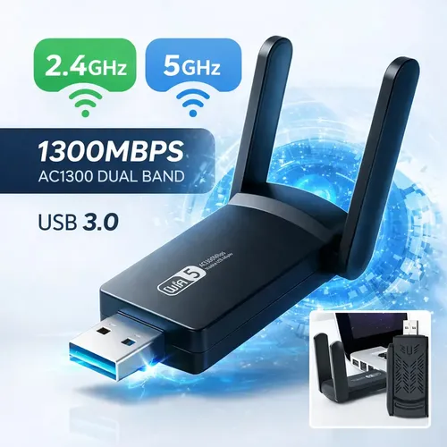 Conecte-se Rápido: Adaptador Wi-Fi 52% Off! 🚀