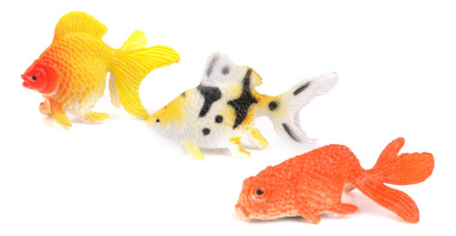 24pcs Plástico Marine Animal Tortuga Goldfish Model Kids 