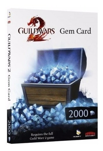 Guild Wars 2 2000 Gemas Pc Original Entrega Inmediata