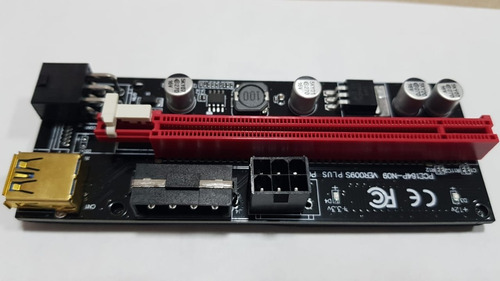 Imagen 5 de 9 de Riser 1x A 16x V 009s Pci-e Cable Usb3.0 Cripto Miner Rig