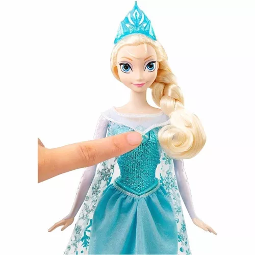 Boneca Elsa Frozen Disney Musical Canta Musica Lançamento