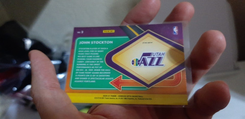 2020-21 Panini Don Optic Express Lane Prizm John Stockton (Usado)