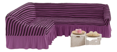 Funda Cubre Sofa Cuadrille Con Diseño Tipo L