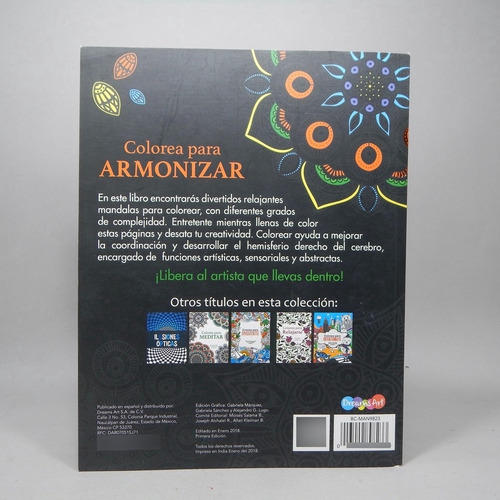 Colorea Para Armonizar Mandalas Para Colorear 2018 Aa4
