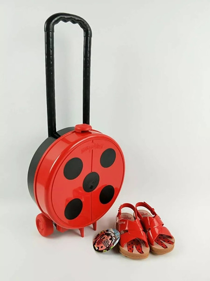 sandalia ladybug mercado livre