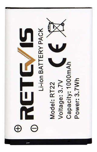 Rt22 Rt22s Rt15 Rt19 Batería De Radio Bidireccional 3.7 V 10