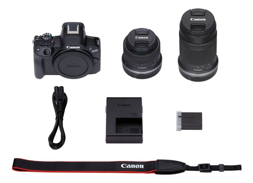 Cámara Mirrorless Canon Eos R50 C/rf-s18-45+rfs55-210 Is Stm