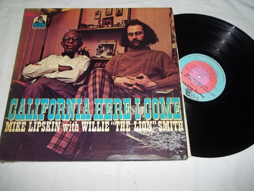 Lp Vinil - Mike Lipskin With Willie The Lion Smith Californi