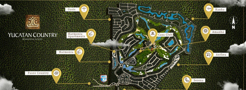 Imagen 6 de 8 de Se Vende Terreno En Esquina Privada Oasis En Yucatan Countr
