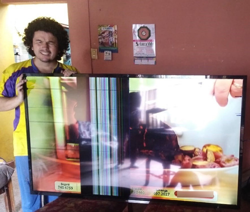 Imagen 1 de 3 de Sony Lcd Televisor Monitor Para Reparar-repuestos Tv Pixel