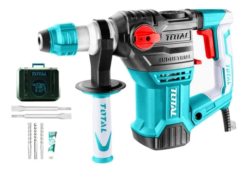 Imagen 2 de 2 de Rotomartillo electroneumático Total Tools Industrial TH1153216 turquesa frecuencia de 50Hz/60Hz con 1500W de potencia 220V-240V