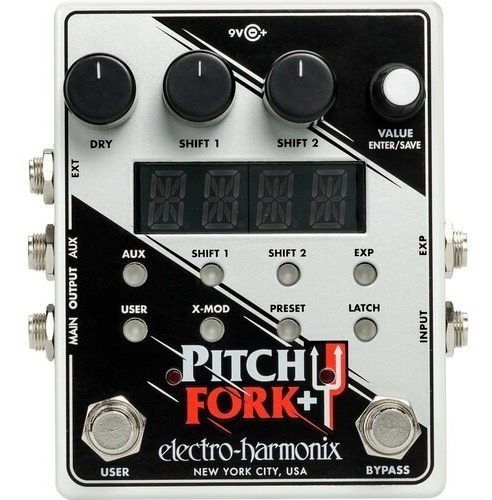 Pedal armónico Pitch Fork Plus Ehx Polifonic Pitch Shifter