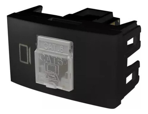 Modulo Toma Rj45 Kalop Negro Redes Ks40340