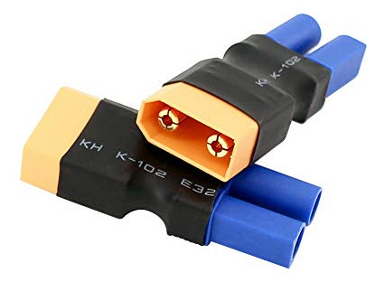 Pack De 3 Adaptadores Xt90 A Ec5 - Conexin Resistente
