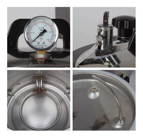 Imagen 5 de 8 de Autoclave Arcano Portátil Electrico 18l Apto Frascos