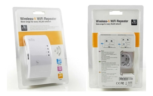 Imagen 8 de 10 de Repetidor Amplificador Curvo Wifi Rj45 300 Mbps